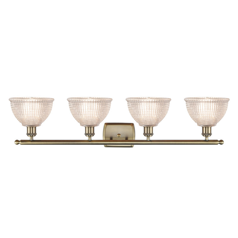 Wolter 4 - Light Dimmable Vanity Light, No Bulb Included, Clear, Oil Rubbed Bronze