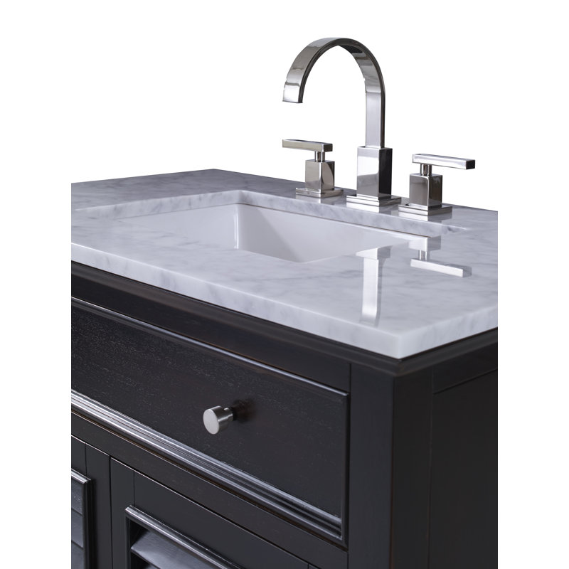 Louvered 36'' W Single Vanity