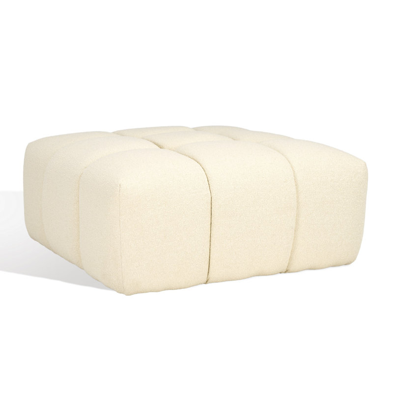 Repose-pieds Haring Boucle, Crème Boucle