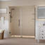 Porte de douche à charnière sans cadre Belmore GS-105384449-105384452