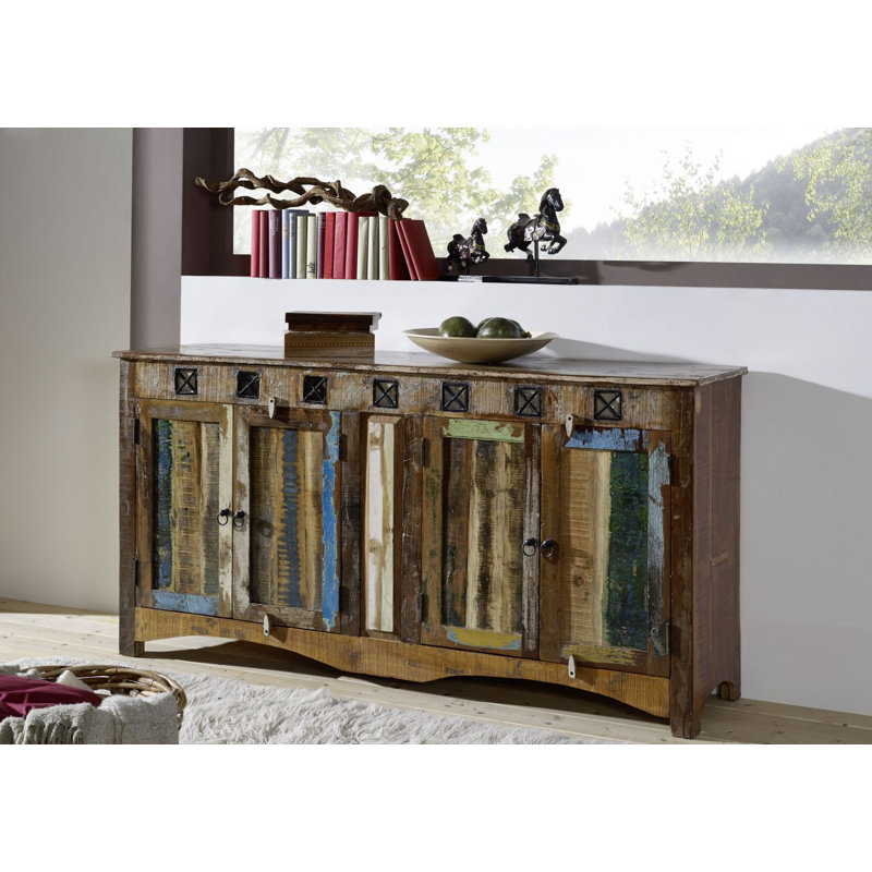 Nature Of Spirit Solid Wood 178cm W Chest of Drawers