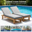 Coussin de chaise longue d'extérieur de 3,5 po Tannyfarm (ensemble de 2)-1849000885-1849000884