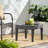 Outdoor Antibes Wicker Side Table,Accent Table-2078365811