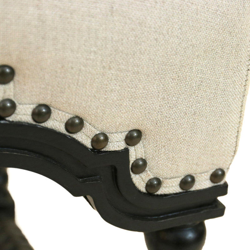 Tabouret de bar et de comptoir Bollinger, Tabouret de comptoir (assise de 24 po de hauteur), Noir