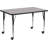 Goddard Mobile 24''W x 48''L Rectangular HP Laminate Activity Table - Adjustable Legs-40433198-12526312