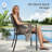 Patio Stackable Dining Armchair