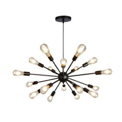 Luminaire suspendu à ampoule unique 18 lumières Lucerne