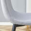 Ensemble de table et de chaises, ensemble de table de salle à manger en panneau de fibres à densité moyenne à motif de marbre - avec 6 chaises en tissu de lin, assise et dossier intégrés, matériau en lin et coton-2066820723