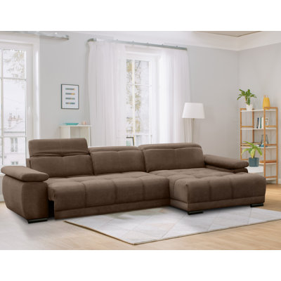 Jafiya 4 Seater Velvet Sofa Bed