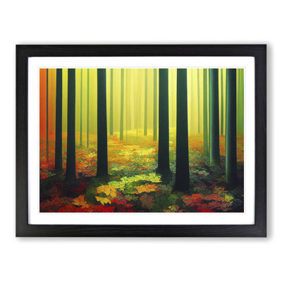 Dashing Spring Forest - Single Picture Frame Print
