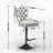 Swivel Upholstered Velvet Adjustable Height Counter Stool