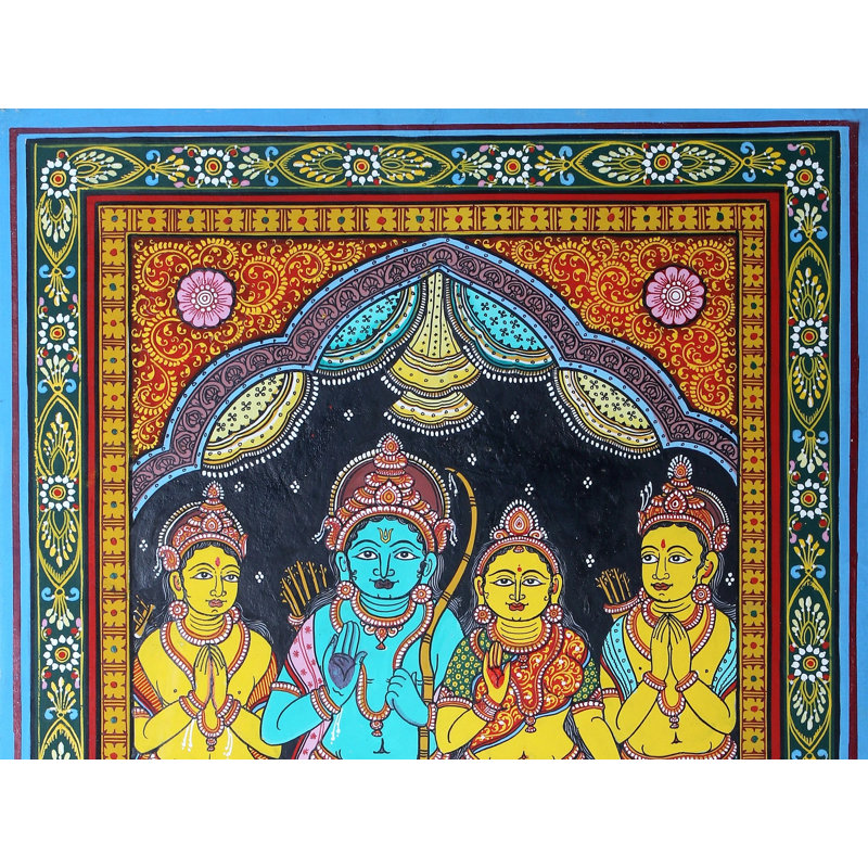 Ram Darbar | Paata, peinture de l'Orissa