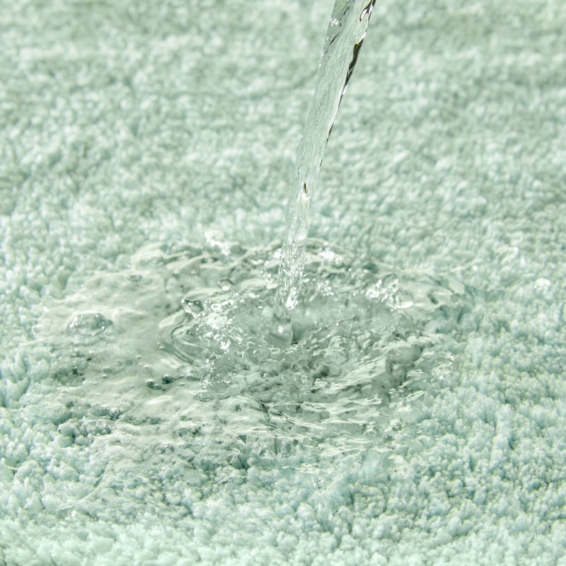 1 tapis antidérapant réversible 100% coton à poils moyens de 0,5 po x 0,5 po x 0,5 po x 0,5 po