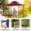MASTERCANOPY 8 ft. L 5 ft. D Steel garden pavilion-752370624