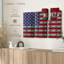 Drapeau «USA Flag Dollars Canvas Print» sur-1454690549