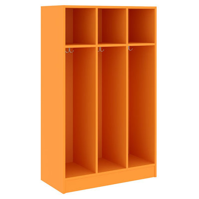 Triple Wide Three Compartment Classroom Cabinet Locker