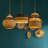 Chinue 14-Inch 3-Light Woven Dome Chandelier