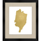 Gilded Abstract 3 Painting by Thom Filicia