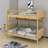 Twin Size Bunk Bed With Shelves,Ladder Can Be Changed Left Or Right-289650892