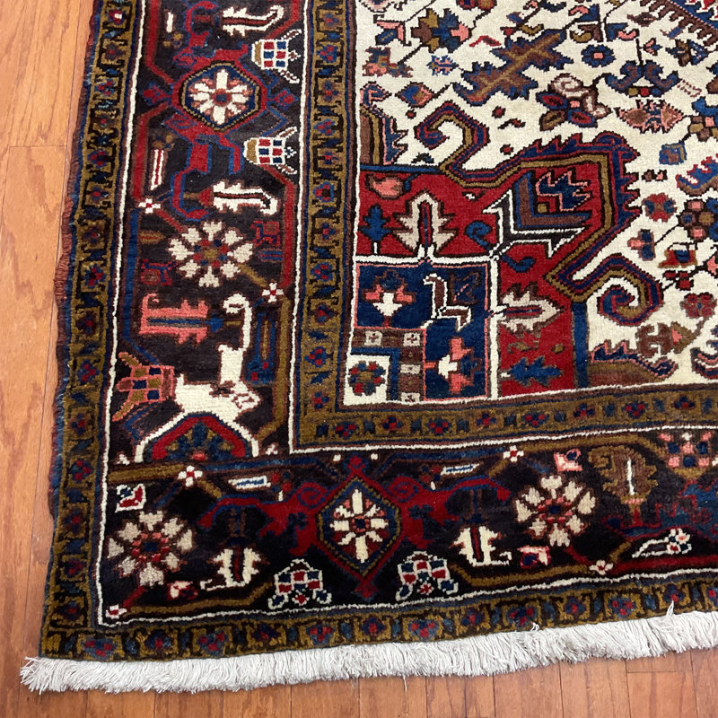 Hand Knotted Wool Geometric Rug
