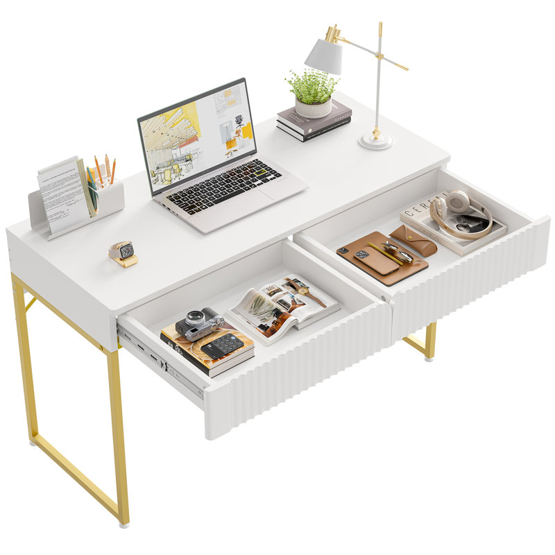 Brilyn Modular Iron Computer Desk