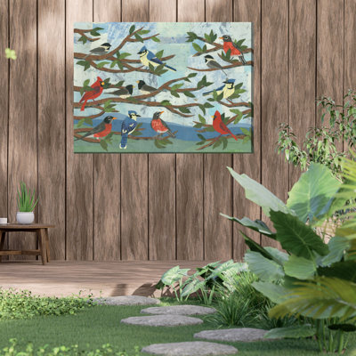 Asmund Canvas Outdoor Wall Decor