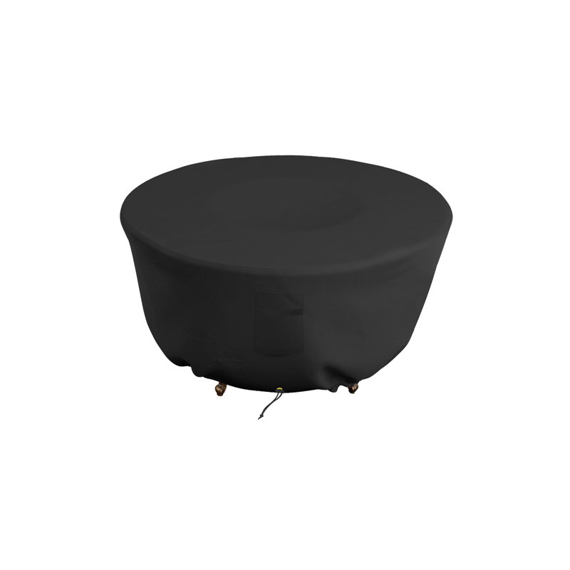 High Density Outdoor Round Fire Pit Cover, Patio Durable & UV Resistant Waterproof Fire Table Cover Suitable For LAUREAN AEGEAN  Belle