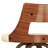 Dallyn Swivel Upholstered Vegan Faux Leather Contemporary Bar Stools with Wood Back-666836241