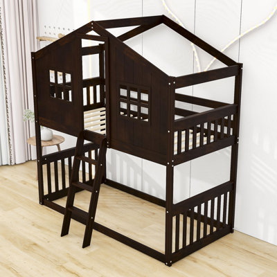 Ronquillo Kids Twin Over Twin Bunk Bed