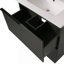 Meuble-lavabo de 30 po avec lavabo en céramique et tiroirs pleine extension, glissières de tiroir à fermeture en douceur, conception cannelée, vert-2077598940