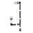 Streamline 60 in. x 30 in. Acrylic Left-Hand Drain Alcove Bathtub in Glossy White With External Drain-101699316