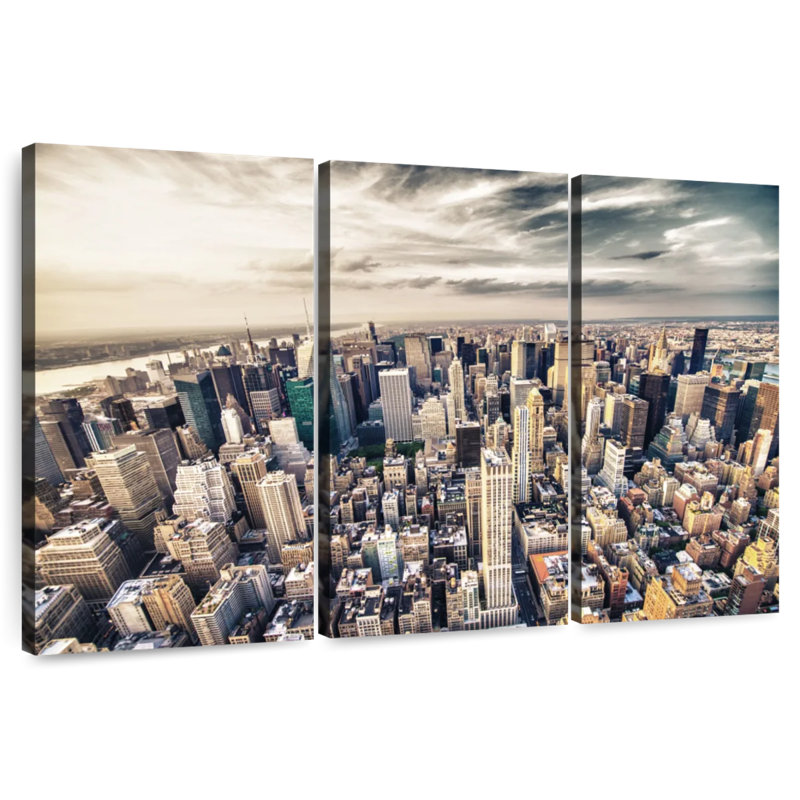Sireci Manhattan New York Skyline, 32" H x 50" W