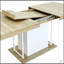 Table de salle à manger extensible pour 6 à 10 personnes avec effet de bois vieilli, 160 à 200 cm, parfaite pour les réunions de famille et les réceptions