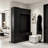 79-Inch Modern 4-In-1 Hall Tree Features Cabinets, Hooks, Bench And Adjustable Shelf For Entryway, Black-1348662593