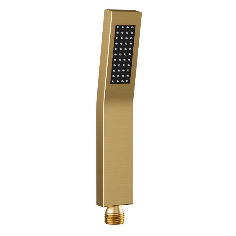 High Pressure Handheld Shower Head, 1.8 GPM, Brushed Gold