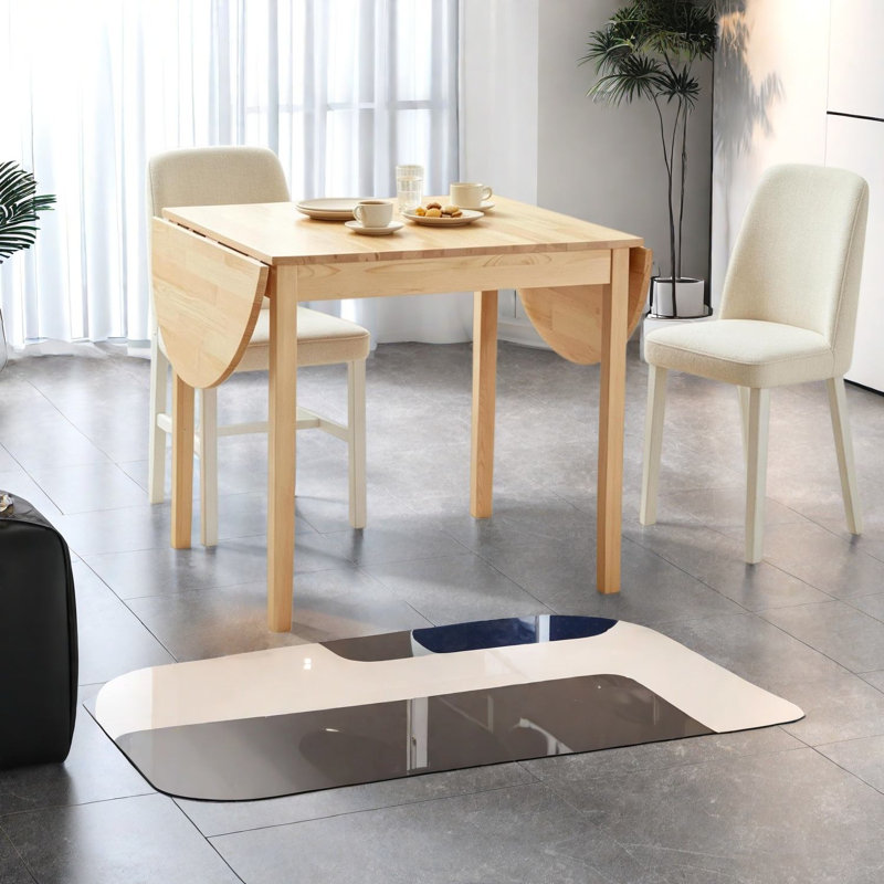 Tables de salle à manger extensibles (table seulement, sans chaises, avec plateau et pieds), petite cuisine moderne en bois de 55 po