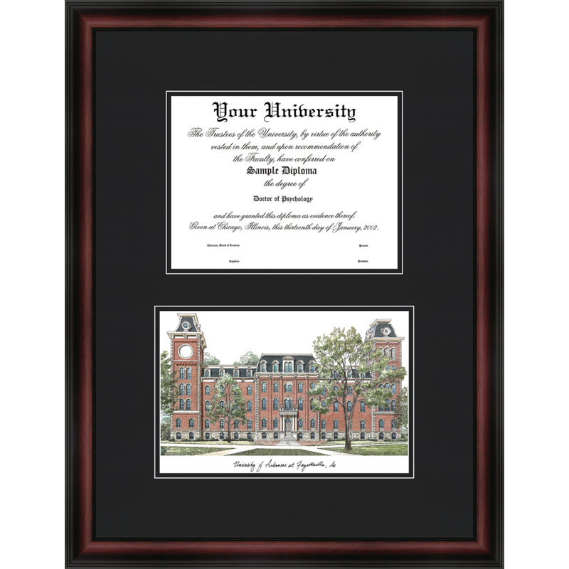 Cadre de diplôme de diplomate arkansas razorbacks NCAA