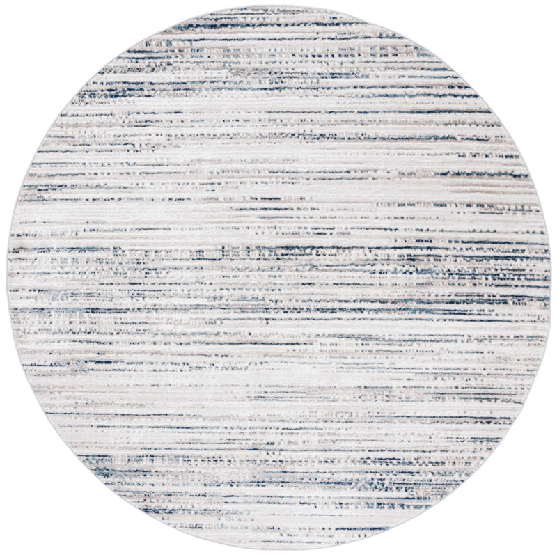 Vogue Performance Abstract Rug, Round 6'7"
