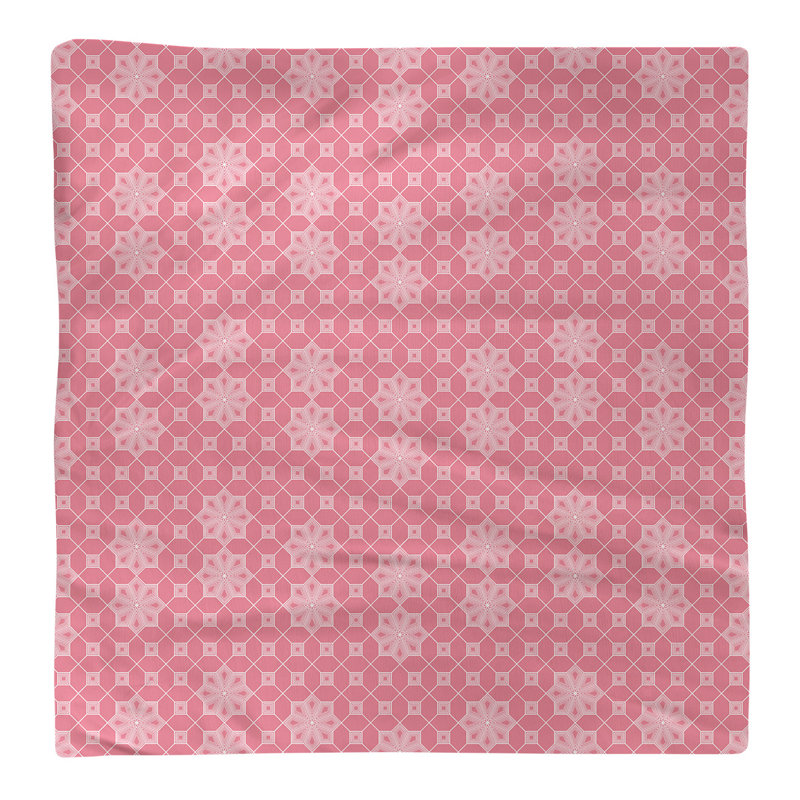 Serviette de coton à treillis classique, Rose, H 0,1 po x l 22 po x P 22 po, Sergé de polyester
