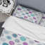 Ensemble de housse de couette en microfibre grise / mauve 3 pièces-1163980328