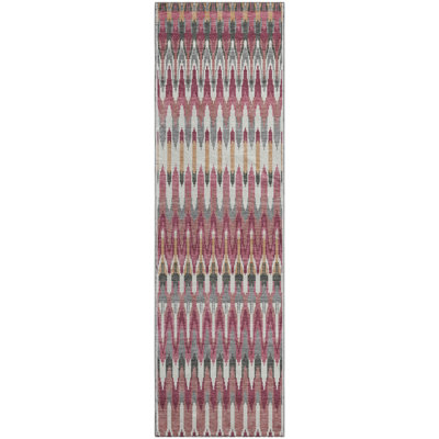 Premium Machine Washable Prisco Mauve Rug