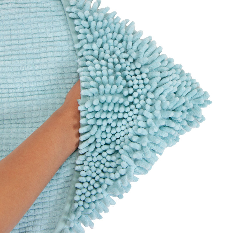 Chatière en microfibre Perro & Gato, Turquoise, H 24 po x l 14 po x P 0,5 po