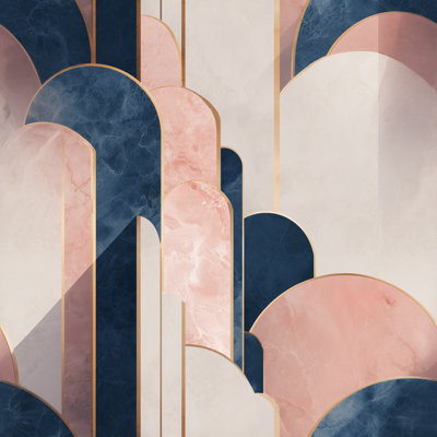 Papier peint art déco Arches
