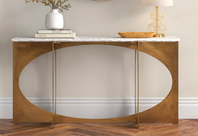 Gold-Accent Entryway Furniture