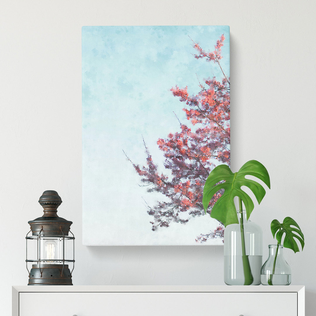 Branches Of A Cherry Blossom Tree - Wrapped Canvas Print