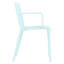 Fauteuils modernes en plastique pour les espaces intérieurs et extérieurs, 4 pièces, toutes saisons, dossier à lattes ergonomique, couleur bleue, installation instantanée, événements pop-up dans les zones commerciales empilables toutes saisons avec abat-jour-1330769087