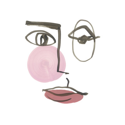 Bubble Face II Painting by Eve Fairwell