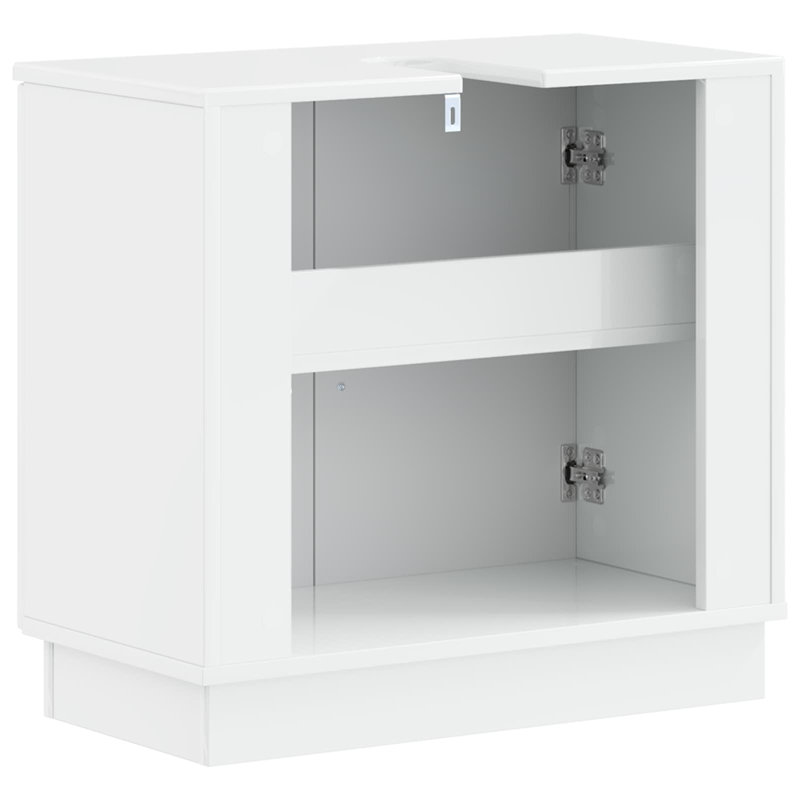 Under Sink Cabinet, High Gloss White