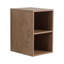 Meuble-lavabo mural 60 po avec lavabo d'art en céramique et 1 tablette de rangement, porte à fermeture en douceur, emballage KD, contreplaqué-998368138