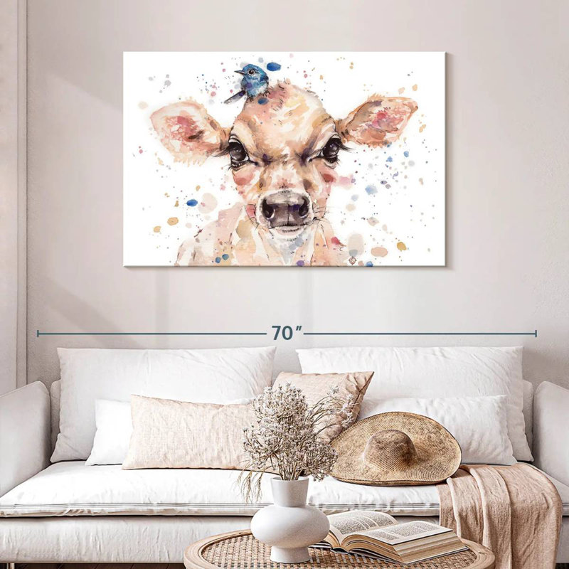 Brampt Little Calf, 30" H x 45" W
